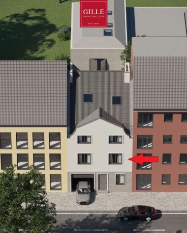 -Erstbezug nach Sanierung- charmante 3 Zimmer-Eigentumswohnung mit Balkon und Garage in 3 Fam.-Haus, 41464 Neuss, Etagenwohnung
