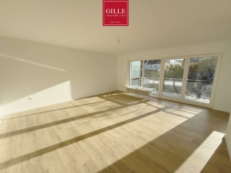 Neuss-Gnadental: Helle und modernisierte 3-Zimmerwohnung mit großem Süd-West-Balkon in Rheinnähe, 41468 Neuss, Etagenwohnung