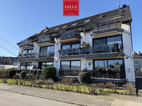 Exklusive Lage am Rhein – Gepflegte 2-Zimmer-Wohnung mit Balkon und Stellplatz, 47198 Duisburg, Etagenwohnung